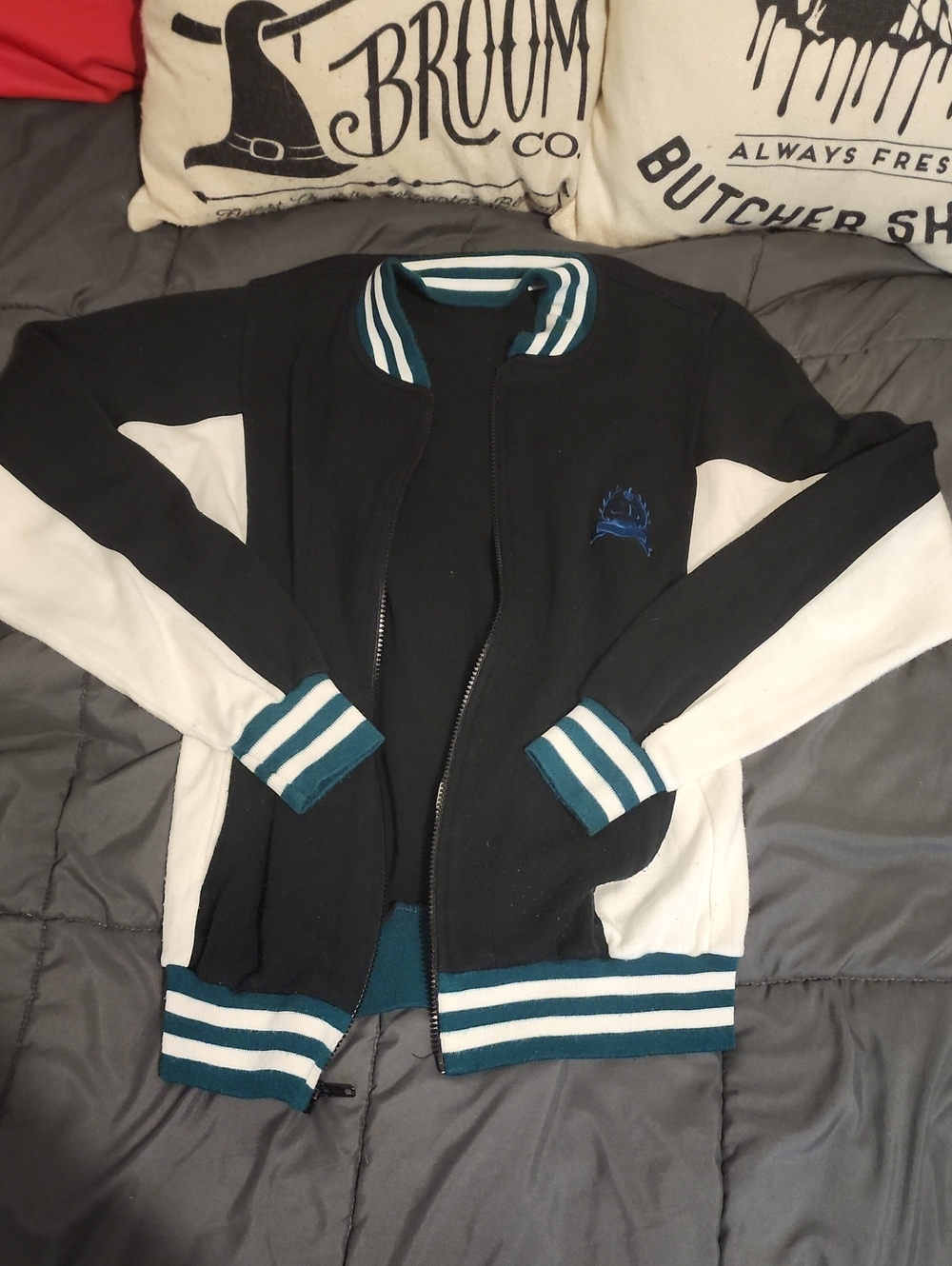 Authentic Christian Dior Bomber Varsity Teddy Jacket Size Medium